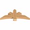 Ekena Millwork Alberta Smooth Timber Gable Bracket, Western Red Cedar, 48"W x 22"H x 3 1/2"D x 5 1/2"F, 11/12 Pitch GBW048X22X0406ALB00SWR - alternate 5